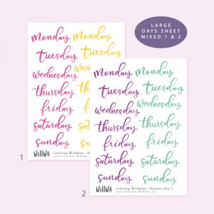 Summer Days Stickers - Design by Willwa