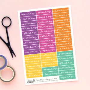 Summer Days Stickers - Design by Willwa