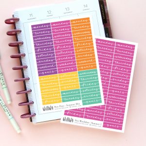 Summer Days Stickers - Design by Willwa