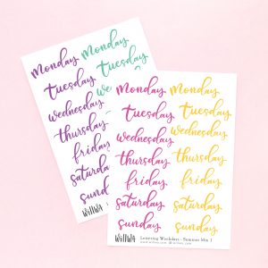 Summer Days Stickers - Design by Willwa