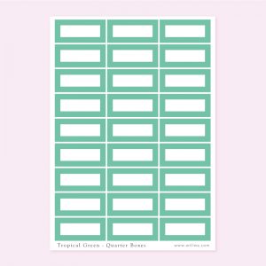 Summer Quarter Boxes Sticker - Design by Willwa