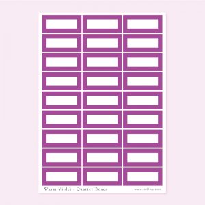 Summer Quarter Boxes Sticker - Design by Willwa