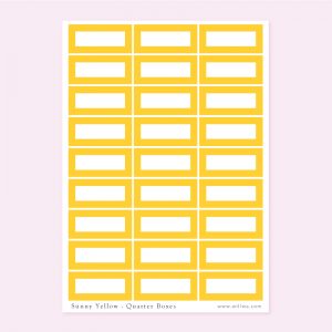 Summer Quarter Boxes Sticker - Design by Willwa