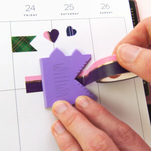 Washi Cutter Flag & Hearts - Design by Willwa