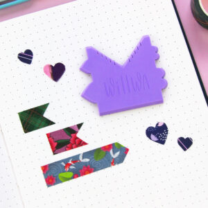 Washi Cutter Flag & Hearts - Design by Willwa