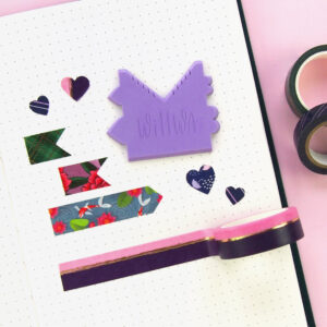 Washi Cutter Flag & Hearts - Design by Willwa