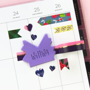 Washi Cutter Flags & Hearts - Design by Willwa