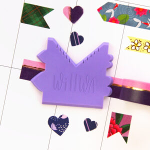 Washi Cutter Flag & Hearts - Design by Willwa