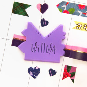 Washi Cutter Flags & Hearts - Design by Willwa