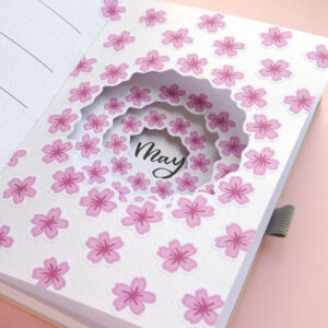 Cherry Blossom Duth Door Stickers - Design by Willwa