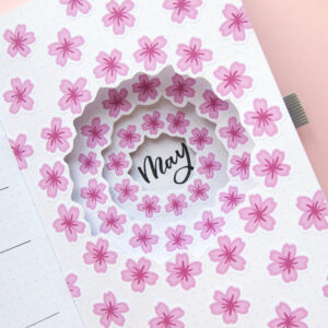 Cherry Blossom Duth Door Stickers - Design by Willwa