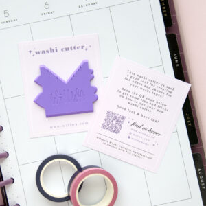 Washi Cutter Flag & Hearts - Design by Willwa