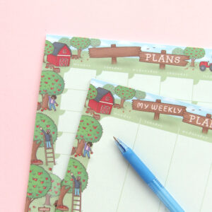 Apple Orchard Notepad - Design by Willwa