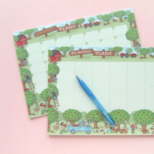 Apple Orchard Notepad - Design by Willwa