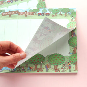 Apple Orchard Notepad - Design by Willwa