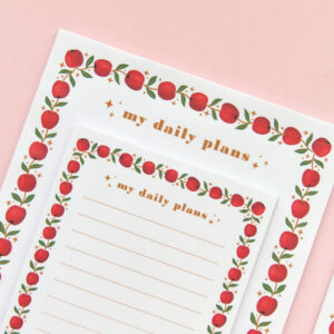Apple Vine Notepad - Design by Willwa