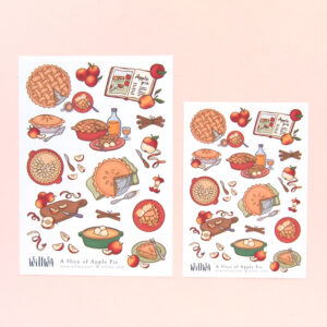 A Slice of Apple Pie Stickers - Design by Willwa