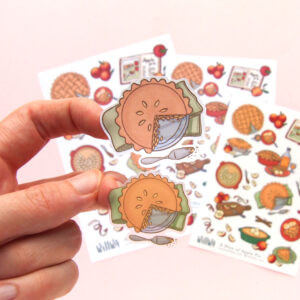 A Slice of Apple Pie Stickers - Design by Willwa