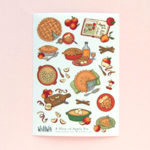 A Slice of Apple Pie Stickers - Design by Willwa