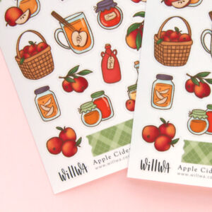 Apple Cider and Jam Stickers - Design by Willwa