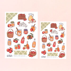 Apple Cider and Jam Stickers - Design by Willwa