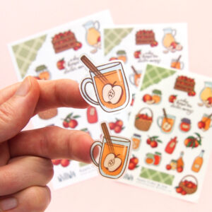 Apple Cider and Jam Stickers - Design by Willwa