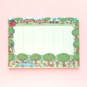 Apple Orchard Notepad - Design by Willwa