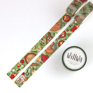 Apple Pie Washi Tape - Design by Willwa