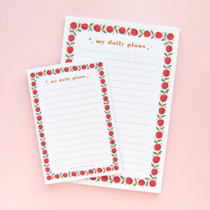 Apple Vine Notepad - Design by Willwa