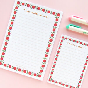 Apple Vine Notepad - Design by Willwa