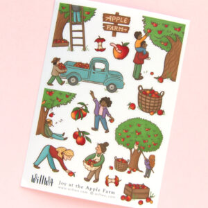 Joy at the Apple Farm Stickers - Design by Willwa