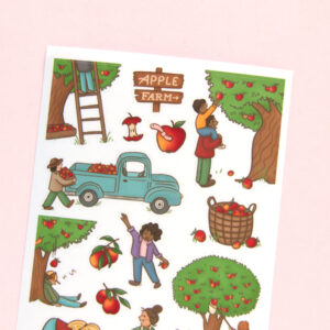Joy at the Apple Farm Stickers - Design by Willwa