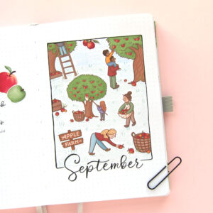 Joy at the Apple Farm Stickers - Design by Willwa