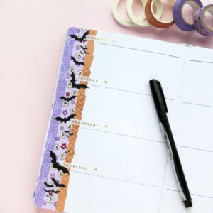 Days and Dates Slim Washi Tape Set - Design by Willwa