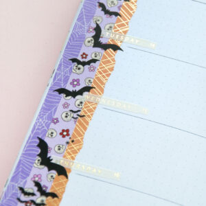 Days and Dates Slim Washi Tape Set - Design by Willwa
