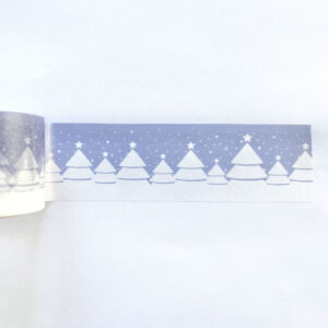 Snowy Winter Forest Oops washi tape - Design by Willwa