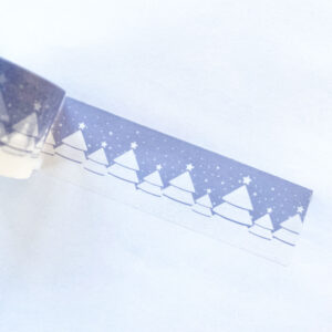 Snowy Winter Forest Oops washi tape - Design by Willwa
