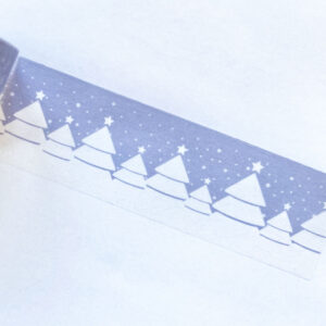 Snowy Winter Forest Oops washi tape - Design by Willwa