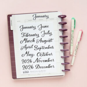 Monthly Stickers - Design by Willwa