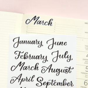 Monthly Stickers - Design by Willwa