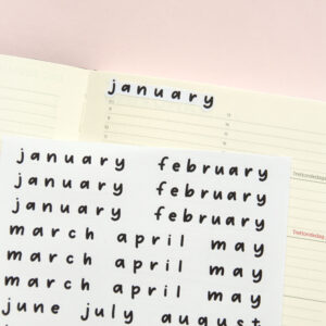 Monthly Stickers - Design by Willwa