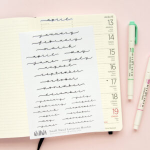 Monthly Stickers - Design by Willwa