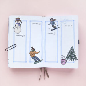 Skiing Holiday Sticker Bundle - Design by Willwa