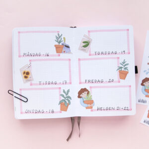 Cute Planting Girls Sticker Bundle - Design by Willwa