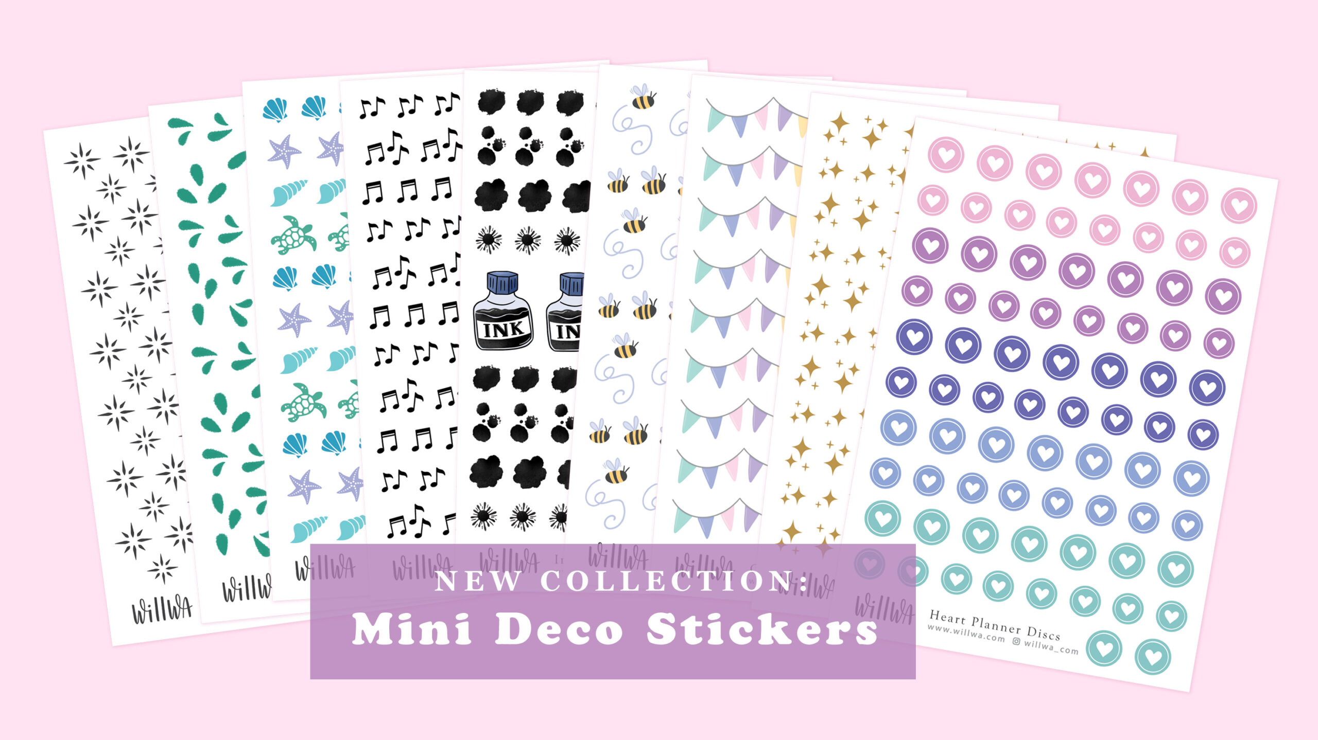 Mini Deco Stickers - Design by Willwa