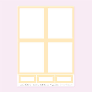 Spring Double Boxes Sticker - Design by Willwa
