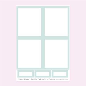 Winter Double Boxes Sticker - Design by Willwa