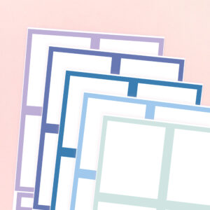 Winter Double Boxes Sticker - Design by Willwa