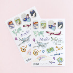 Airplane Views Stickers - Design by Willwa