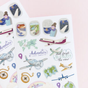 Airplane Views Stickers - Design by Willwa